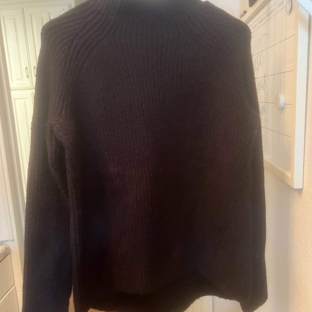 Madewell Black Cowl Neck Sweater